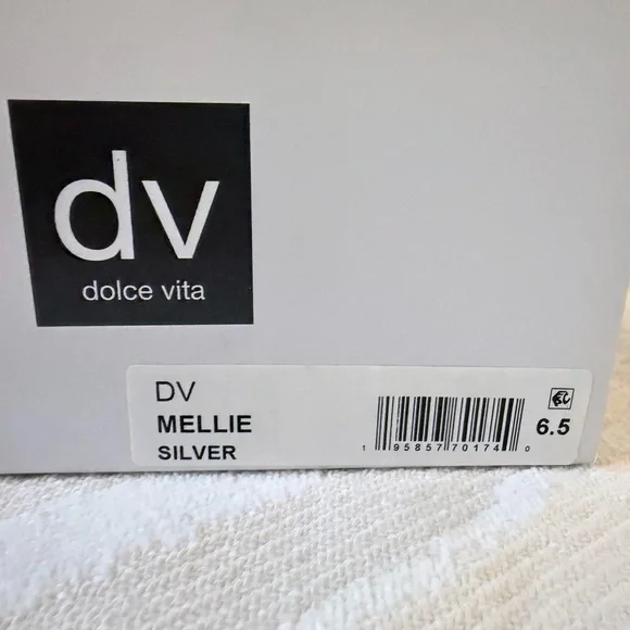 Dolce Vita Silver Flats with Buckle - Picture 5 of 5